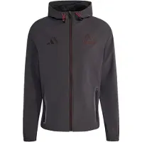 Adidas Giacca per l'allenamento 'Audi Formula One Team DNA' grigio scuro / rosso arancione / nero