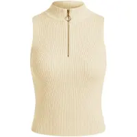 Imily Bela Top in maglia champagne