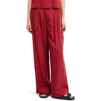 Quiksilver Women's Vista Woven Pant Pantaloni tempo libero Donna (S, rosso)