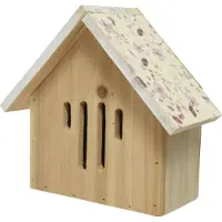 Décoris Casa degli insetti in pino rosa chiaro H20cm