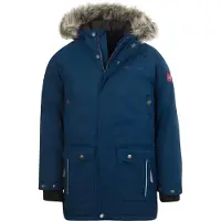 TROLLKIDS Kid's Nordkapp Jacket Parka Bambini (176, blu)