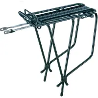 Topeak MTX Super Tourist Tubular Rack 2.0 Portapacchi (Mit Federklappe, nero)