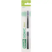 Gum Ricariche giornaliere Sonic Black Brush 2U — Testina spazzolino