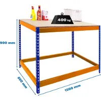 Simonwork (bancos De Trabajo) Banco Da Lavoro Bt0 Basic 900x1200x600 Mm