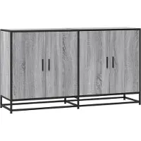 Syfax Credenza Grigio Sonoma 134x35x76 cm in Truciolato