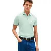 Tommy Hilfiger 1985 Regular Polo Crushed Mint Taglia: S | Polo Outlet | Uomo | Ciano