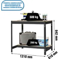 Simonwork (bancos De Trabajo) Banco Da Lavoro Bt0 842x1210x610 Mm