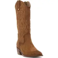 Xti per donna. 14430802-CAMEL Stivali 144308 marrone (40), 3 a 5cm, Cerniera, Casual