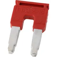 Phoenix Contact , ponticello di collegamento FBS 2-16, corrente nominale 101A, colore rosso, materiale: rame (Cu) - 1 pezzo
