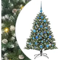 vidaXL Albero di Natale artificiale verde 120 cm