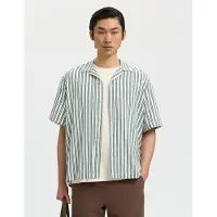 Selected Camicia A Maniche Corte Uomini Verde M