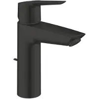 GROHE Single-lever basin mixer - Start - 234552432 - Matt black - Size M - Medium spout - Water saving - Pull-out and waste