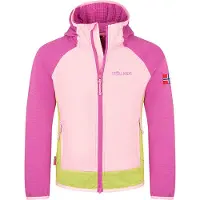 TROLLKIDS Kid's Seiland Jacket Giacca in pile Bambini (176, fuchsia)