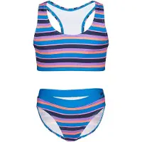 TROLLKIDS Girl's Kvalvika Bikini Bikini Bambini (128, blu)