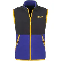 TROLLKIDS Kid's Kjerag Vest Gilet in pile Bambini (152, blu)
