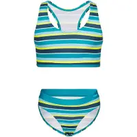 TROLLKIDS Girl's Kvalvika Bikini Bikini Bambini (104, turchese)