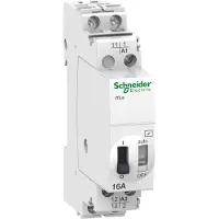 Schneider Electric Interruttore a distanza iTLs, 1P, 1S, 16 A, bobina 24 V CC, 48 V CA 50/60 Hz A9C32211