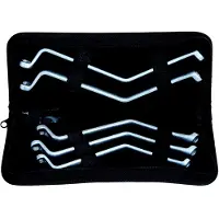 Ks Tools Set di chiavi per spurgo freni 5 pezzi 7-11 mm - 518.0300