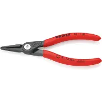 Knipex Pinza per anelli di sicurezza, diritta, J 0, grigio inchiostro. | 4003773048510