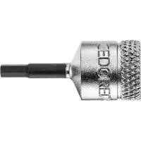 Gedore Inserto per avvitatore 1/4" 8 x 28 mm esagono incassato | 4010886617854
