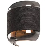 SLV Applique Pantilo Rope, nero/grigio/argento, vetro