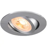 SLV Lampada da incasso a soffitto New Tria, alluminio, alluminio, Ø 8,2 cm