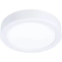 Eglo Plafoniera LED Fueva 5 IP44 3000K bianco Ø16cm