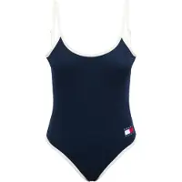 Tommy Hilfiger Rib Bodysuit Dark Night Navy Taglia: M | Costumi Interi Outlet | Donna | Nero