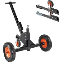 OEM VEVOR Carrello per rimorchi 2 in 1, ausilio di manovra per rimorchi, 680,4 kg di carico al timone, altezza regolabile di 56 e 66 cm, per lo spostamento di rimorchi per camper