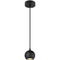 SLV Lampada a sospensione Light Eye 90, nero, Ø 9 cm, metallo
