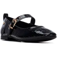 Carmela per donna. 16256201-NEGRO Ballerine in pelle 162562 nero (37), 1 a 3 cm, Fibbia, Casual, Classico, Pelle verniciata