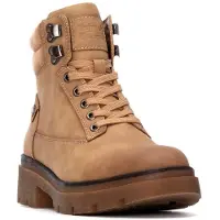 Refresh per donna. 17318703-BEIGE Stivali 173187 marrone (37), Basso, 1 a 3 cm, Cerniera, Casual, All'aperto