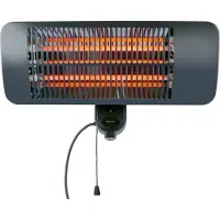 Sonstiges riscaldatore a infrarossi alpina per patio sospeso 2000W 3 livelli di riscaldamento - riscaldatore per patio resistente agli spruzzi IP34 con lampada a infrarossi - riscaldatore per patio