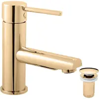 RAV Slezák-Miscelatore per lavabo Slezák Seina SE927K Colore: oro, Dimensione: 1/2''