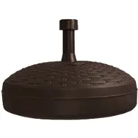 IPAE Progarden Supporto per ombrellone in rattan antracite