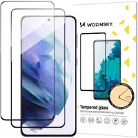 Wozinsky Colla Piena Vetro Temperato Samsung Galaxy S23+ 9H Vetro Temperato Per Schermo Pieno Con Lunetta Nera