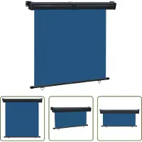 The Living Store Tenda da sole laterale per balcone 165x250 cm Blu
