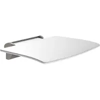 Delabie Sedile ribaltabile per montaggio a parete antracite-metallico Be-Line