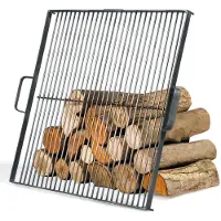 Cook King Griglia in acciaio grezzo 50x50 cm per griglia da fuoco 70 cm
