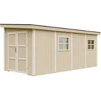 Timbela Casetta da giardino 11,47 m² - H231x248x530 cm - Senza pavimento e parete laterale - M940B