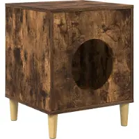 Syfax Casa per Gatti Rovere Fumo 42,5 x 40 x 53 cm