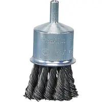 Makita Spazzola conica con gambo rotondo (misura 28 mm, per la lavorazione dell'acciaio)