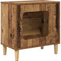Syfax Casa per Gatti Legno antico 51 x 30 x 52 cm