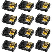 DeWalt Confezione da 12 caricatori DCB1104-12 (DCB1104 - 12V 18V)
