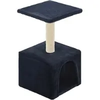 vidaXL Tiragraffi per gatti in sisal 55 cm blu scuro