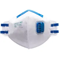 Portwest P251 FFP2 Maschera pieghevole per polveri sottili con valvola Bianco