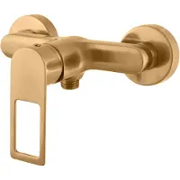RAV Slezák-Miscelatore per doccia NIL - oro - spazzolato, Colore: ORO - spazzolato , Finitura superficiale: PVD, Dimensione: 150 mm