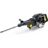 Eberth Trapano a percussione a benzina con 1200 watt di potenza, 12 joule di forza d'urto e 3200 colpi/min. Frequenza di impatto