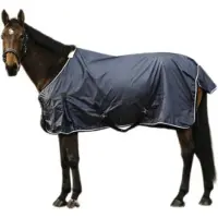 Equithème Tappeto pioggia estiva per cavalli Blu 6'0'' Blu 6'0''