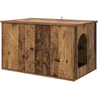 Syfax Casa per Gatti Legno antico 85 x 55 x 50,5 cm